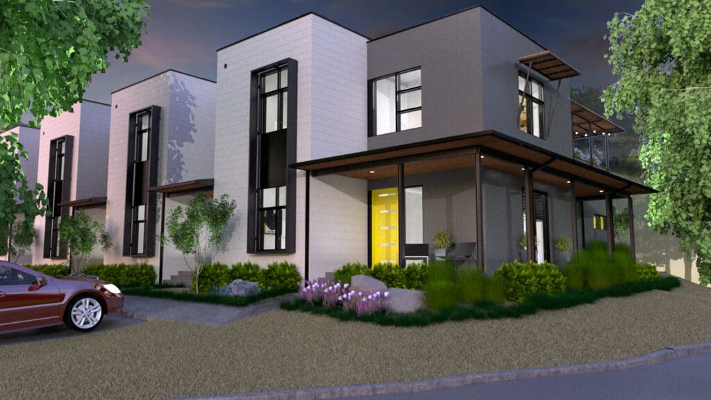 modern townhomes braselton