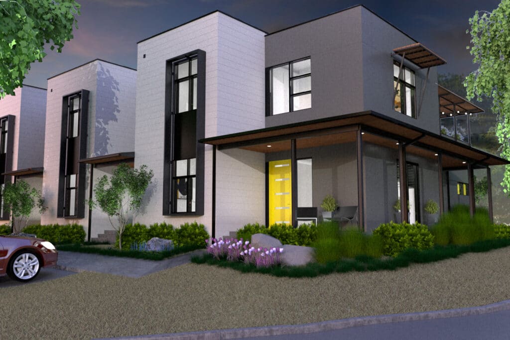 modern townhomes braselton